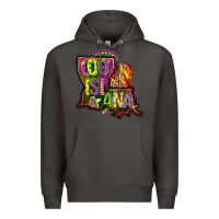 Smoke louisiana map Premium Hoodie - CowGirlArtShop