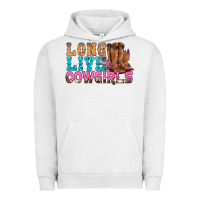 Pigment Lunar Rock Western Long Live Cowgirls With Roses Urban Hoodie - BundleAndBundleShop