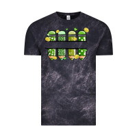 Cloud Black patricks day pencils Vintage Tee - MaliasSmallBusiness