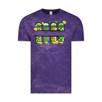 Cloud Purple patricks day pencils Vintage Tee - MaliasSmallBusiness