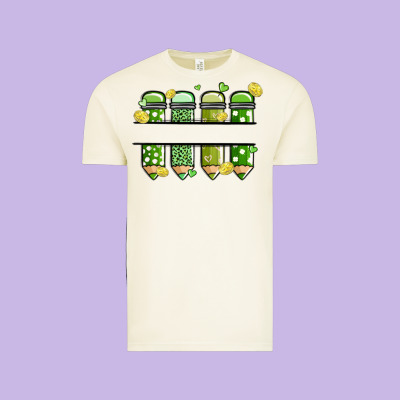 Patricks Day Pencils Vintage Tee Designed By Maliassmallbusiness