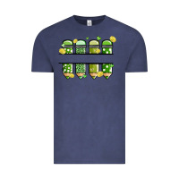 Vintage Denim patricks day pencils Vintage Tee - MaliasSmallBusiness