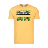 Vintage Mustard patricks day pencils Vintage Tee - MaliasSmallBusiness