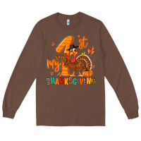 Chestnut my first thanksgiving Long Sleeve Tee - MaliasSmallBusiness