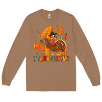 Toasted Coconut my first thanksgiving Long Sleeve Tee - MaliasSmallBusiness