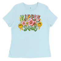 Baby Blue hippie soul Ladies Tee - JahusDesignShop
