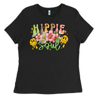 Black hippie soul Ladies Tee - JahusDesignShop