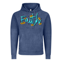 Vintage Denim faith Vintage Hoodie - MaliasSmallBusiness