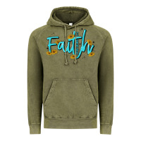 Vintage Olive faith Vintage Hoodie - MaliasSmallBusiness