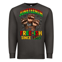 Smoke juneteenth free ish since 1865 Premium Sweatshirt - CowGirlArtShop