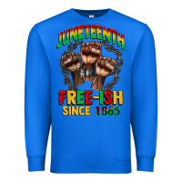 True Royal juneteenth free ish since 1865 Premium Sweatshirt - CowGirlArtShop