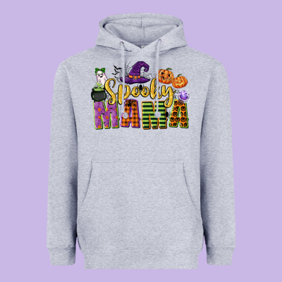 Spooky Mama Heavyweight Hoodie Designed By Cowgirlartshop