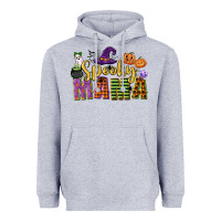Heather Grey spooky mama Heavyweight Hoodie - CowGirlArtShop