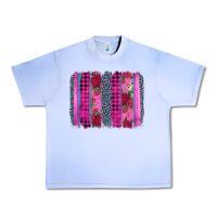 Grape Ice valentine's day floral leopard brushstroke Urban Heavy Tee - AdoDesignShop