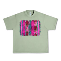 Oil Green valentine's day floral leopard brushstroke Urban Heavy Tee - AdoDesignShop