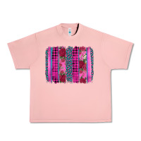 Salmon valentine's day floral leopard brushstroke Urban Heavy Tee - AdoDesignShop