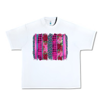 White valentine's day floral leopard brushstroke Urban Heavy Tee - AdoDesignShop