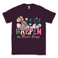Plum A lot can happen in three days Classic Tee - NancyCooperArtShop