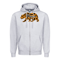 Heather Grey Mama Bear Zipper Hoodie - Bettercallsaul