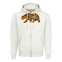 Oatmeal Heather Mama Bear Zipper Hoodie - Bettercallsaul