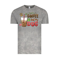 Cloud Rock all i need is coffee and my dog Vintage Tee - MaliasSmallBusiness