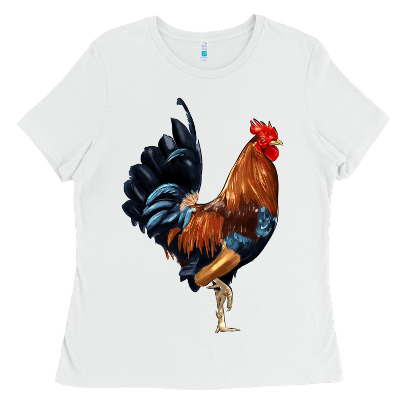 Cockerel Ladies Tee by JahusDesignShop | Teevron