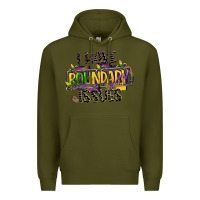 Army Green i have boundary issues Premium Hoodie - CowGirlArtShop
