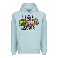 Blue Mist i have boundary issues Premium Hoodie - CowGirlArtShop