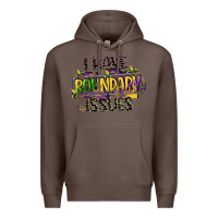 Coffee i have boundary issues Premium Hoodie - CowGirlArtShop