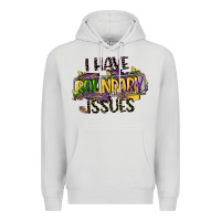 Dove Grey i have boundary issues Premium Hoodie - CowGirlArtShop
