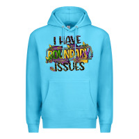Ocean Blue i have boundary issues Premium Hoodie - CowGirlArtShop