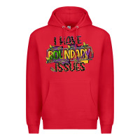 Red i have boundary issues Premium Hoodie - CowGirlArtShop