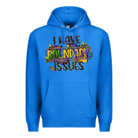 True Royal i have boundary issues Premium Hoodie - CowGirlArtShop