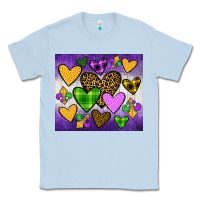 Dusty Blue mardi gras Classic Tee - JahusDesignShop