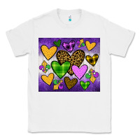 White mardi gras Classic Tee - JahusDesignShop