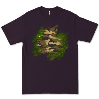 Plum camouflage glitter patch Premium Tee - AdoDesignShop