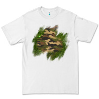 White camouflage glitter patch Premium Tee - AdoDesignShop