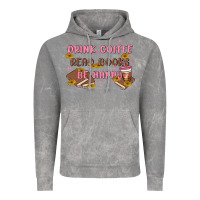 Cloud Rock drink coffee read books be happy Vintage Hoodie - MaliasSmallBusiness
