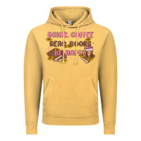 Vintage Mustard drink coffee read books be happy Vintage Hoodie - MaliasSmallBusiness
