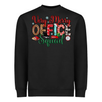 Black very merry office squad Heavyweight Sweatshirt - MaliasSmallBusiness