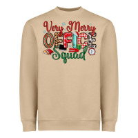 Very Merry Office Squad Heavyweight Sweatshirt | Teevron