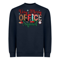 Navy very merry office squad Heavyweight Sweatshirt - MaliasSmallBusiness