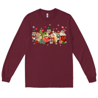 Burgundy nutcracker coffee Long Sleeve Tee - MaliasSmallBusiness