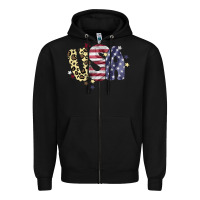 Black Usa America Zipper Hoodie - Bettercallsaul
