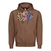 Chestnut Usa America Zipper Hoodie - Bettercallsaul