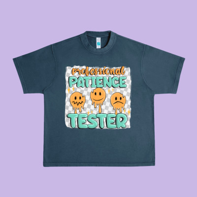 Professional Patience Urban Heavy Tee Designed By Maliassmallbusiness