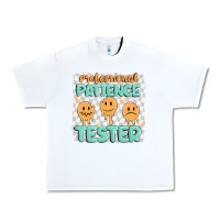 White professional patience Urban Heavy Tee - MaliasSmallBusiness