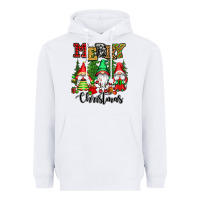 White merry christmas gnomes Heavyweight Hoodie - CowGirlArtShop