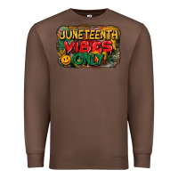 Chestnut juneteenth vibes only Premium Sweatshirt - CowGirlArtShop