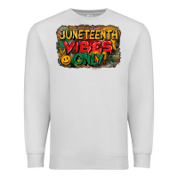Dove Grey juneteenth vibes only Premium Sweatshirt - CowGirlArtShop